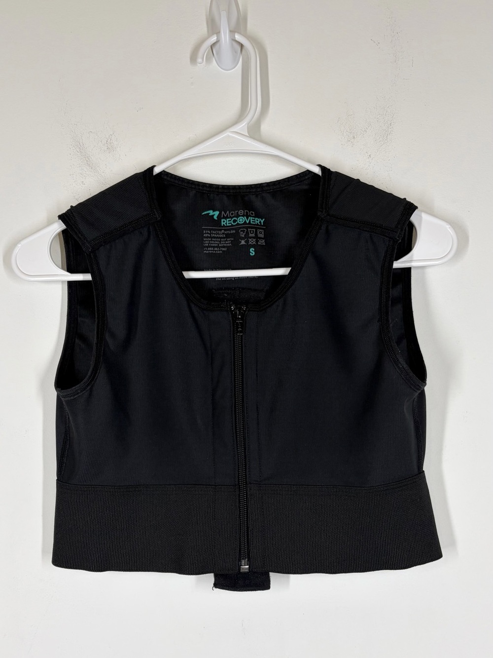 Marena Recovery Front Zip Bra Vest Size Small